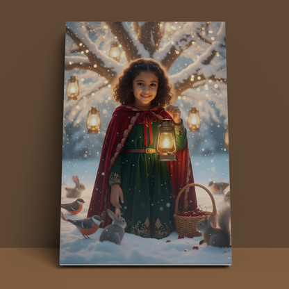 ✨ فتاة الفانوس الشتوي ❄️✨