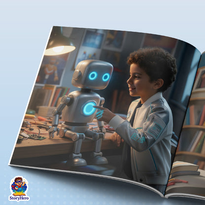 Youssef and Robo the Robot
