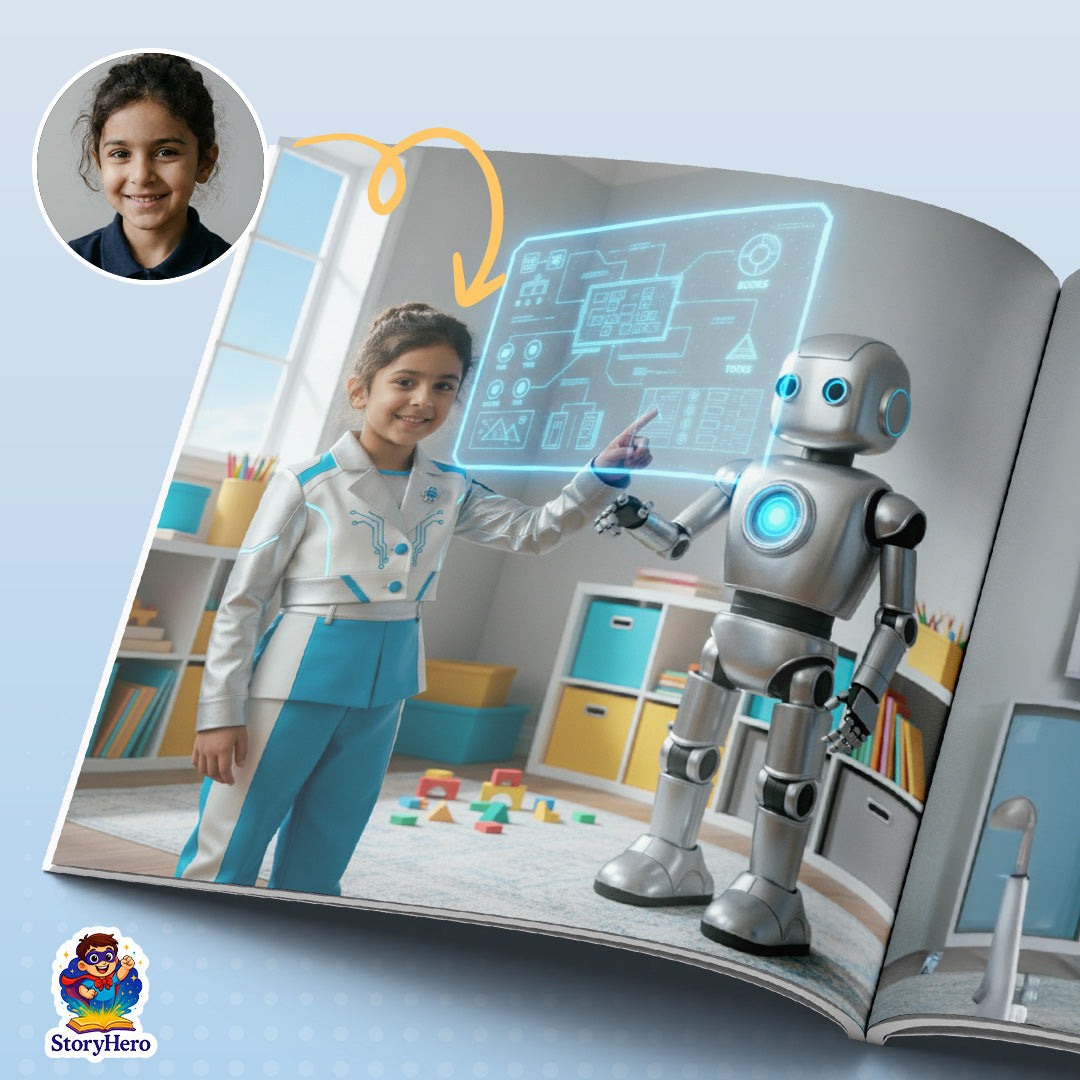 Youssef and Robo the Robot
