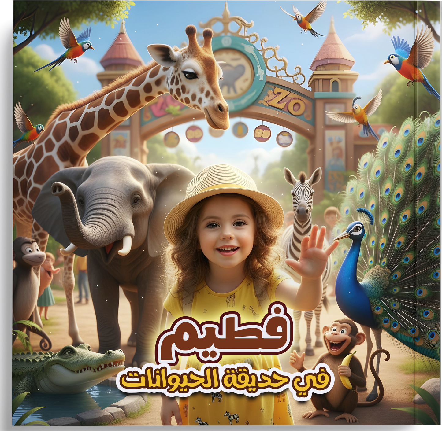 فاطمة في حديقة الحيوانات