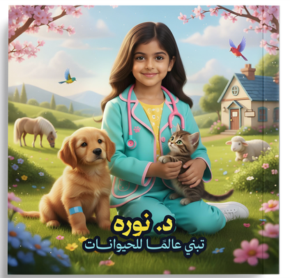 د. نورة تبني عالمًا للحيوانات